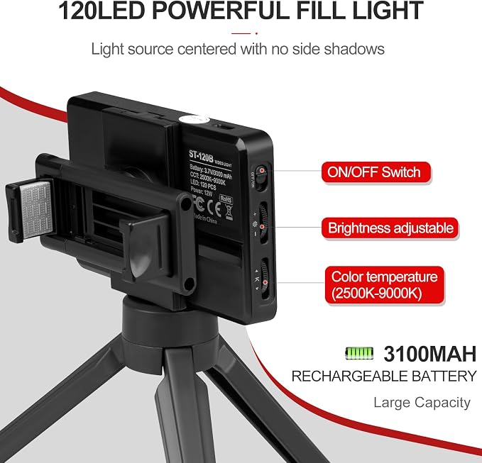 Tattoo Light Kit with 120LED and CPL Filter Lens, Polarized Light - Image 3
