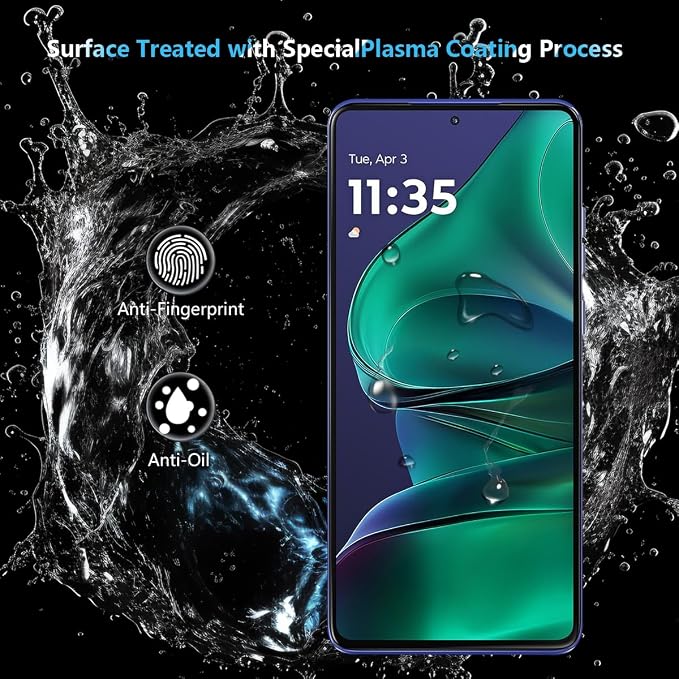 3+2 Pack Tempered Glass for Motorola Moto G Stylus 2025 Screen Protector - Image 4