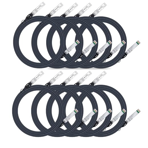 ipolex 10G SFP+ Twinax Cable, Direct Attach Copper Passive Cable, by ipolexUS