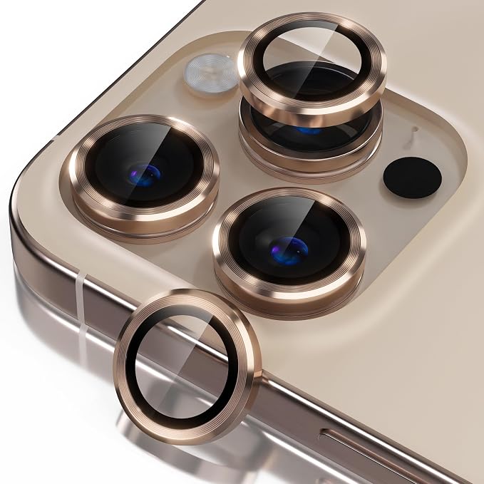 Misea Compatible for iPhone 16 Pro/iPhone 16 Pro Max Camera Lens Protector by Misea