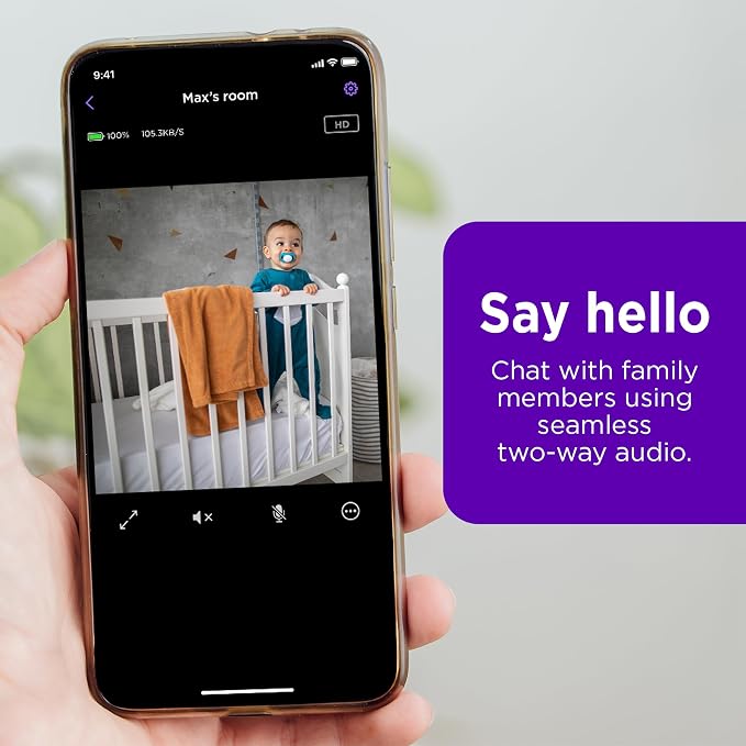 Roku Indoor Camera for Home Security, Works - Image 5