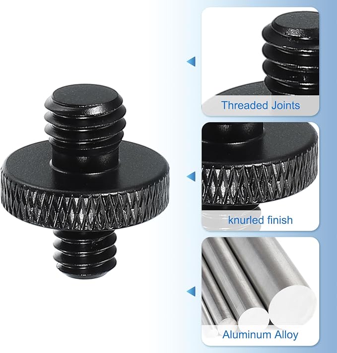 PATIKIL Tripod Screw Adapter 1/4" Male to M8 Male, 18 mm - Image 3