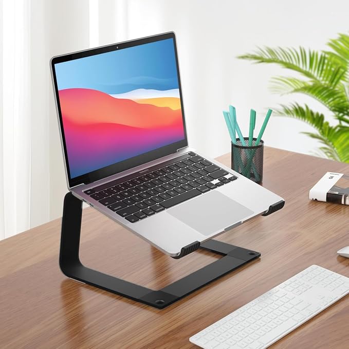 Laptop Stand for Desk Detachable Aluminum Computer Riser Portable Metal - Image 6