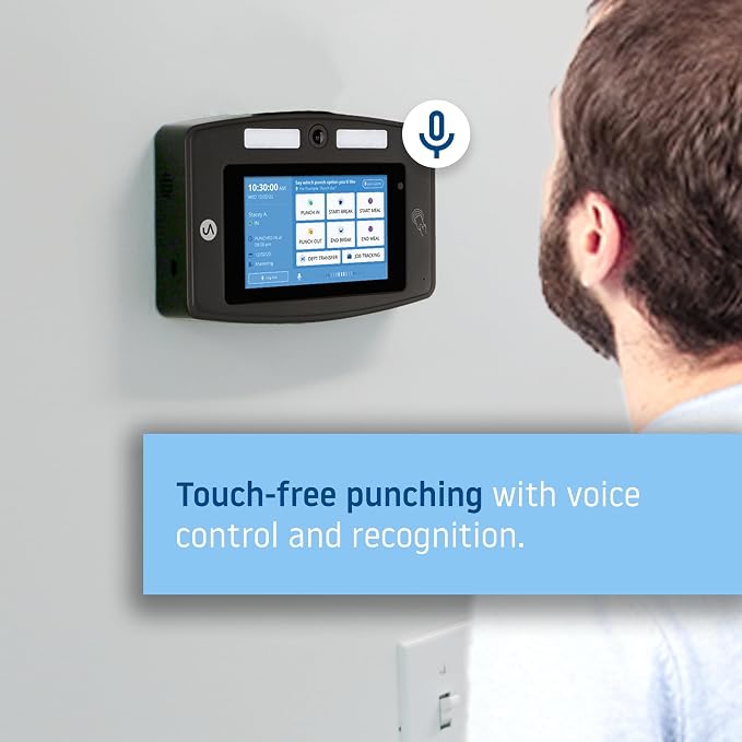 uAttend Touch-Free Voice Control and Facial Recognition Time Clock System - Image 8
