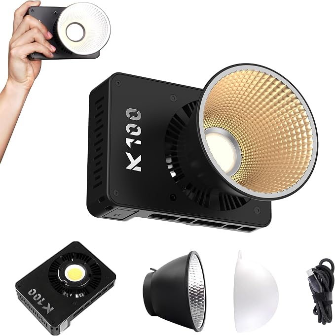 Walking Way Led 100W Video Camera Light Kit, 2800K-6800K Bi-Color Continuous by WalkingWay