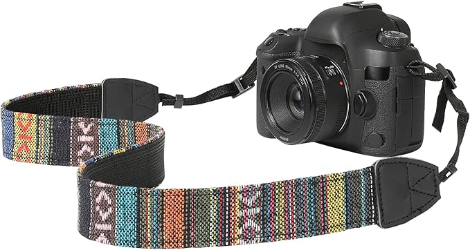 MoKo Camera Strap, Retro Cotton Canvas Woven Strap Universal Shoulder Neck by MoKo