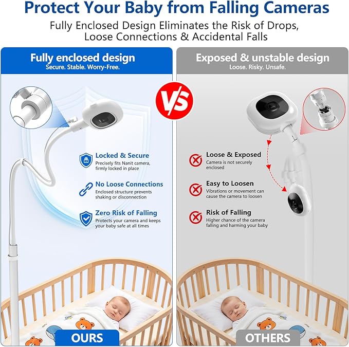Floor Stand for Nanit Baby Monitor, Baby Camera Stand for Nanit Pro/Plus - Image 2