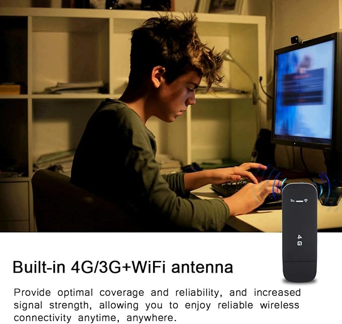 Akozon Mobile WiFi Hotspot, 4G LTE USB Portable Router Pocket Hotspot, USB WiFi - Image 5