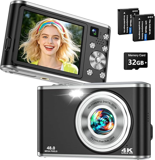2026 Upgraded 4K Digital Camera by YOODEE