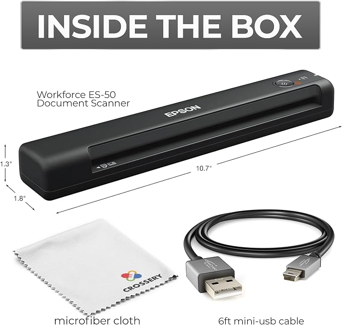 Workforce Es-50 Portable Document Scanner - Image 7