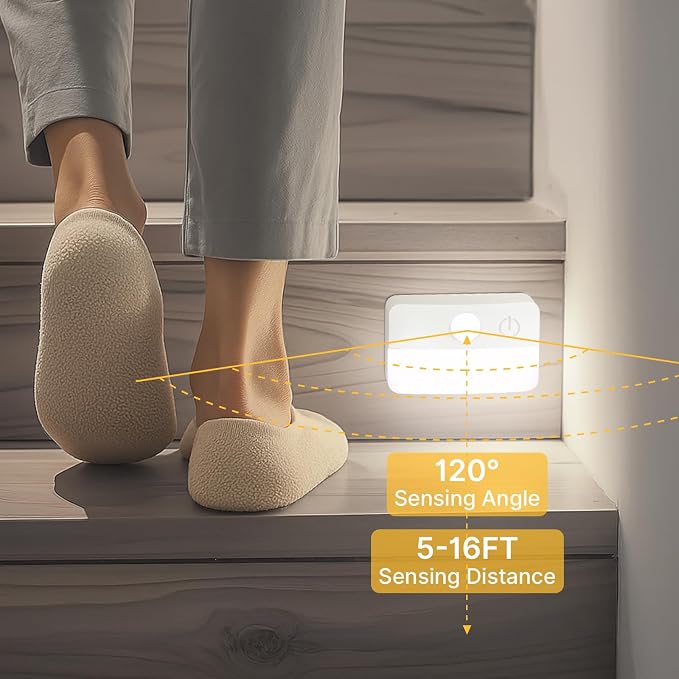 Guankai 3 Pack Motion Sensor Stair Lights - Image 4