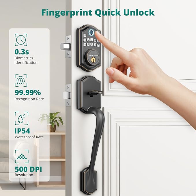 AkaGear DS10 Keyless Entry Door Lock - Image 2