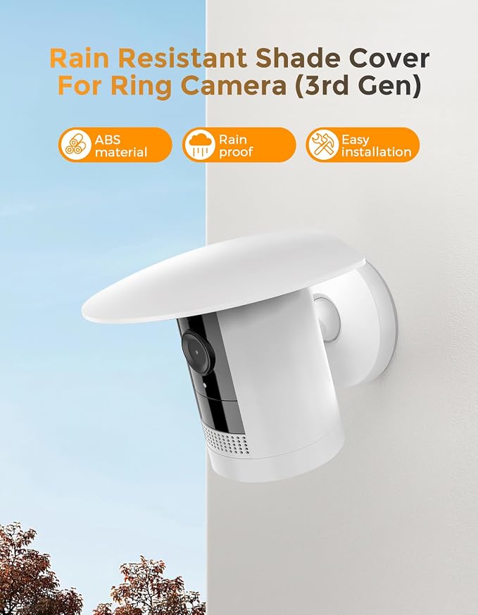 R/ing Camera Cover for Outdoor Sun & Rain Shield for Stick Up Cam – Anti-Glare - Image 2