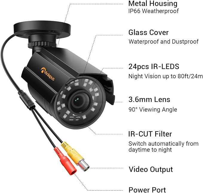 Anlapus 2-Pack 1080P Security Cameras - Image 9