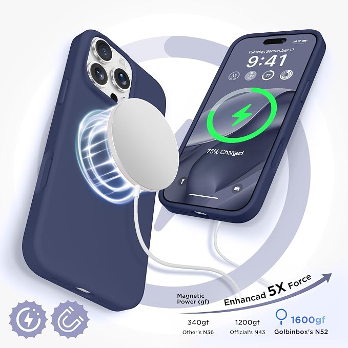 GolbinBox Magnetic for iPhone 16 Pro Case, Compatible - Image 3
