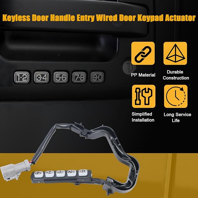4L3Z-14A626-AAA Keyless Entry Wired Keypad Door Lock Actuator Compatible - Image 5