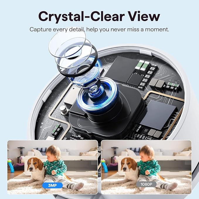 2K Wireless Cameras for Home Security Camera, Pet Camera Indoor - Image 2