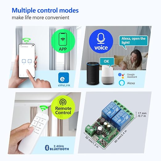 DieseRC 2x2 Channels WiFi Smart Switch - Image 2
