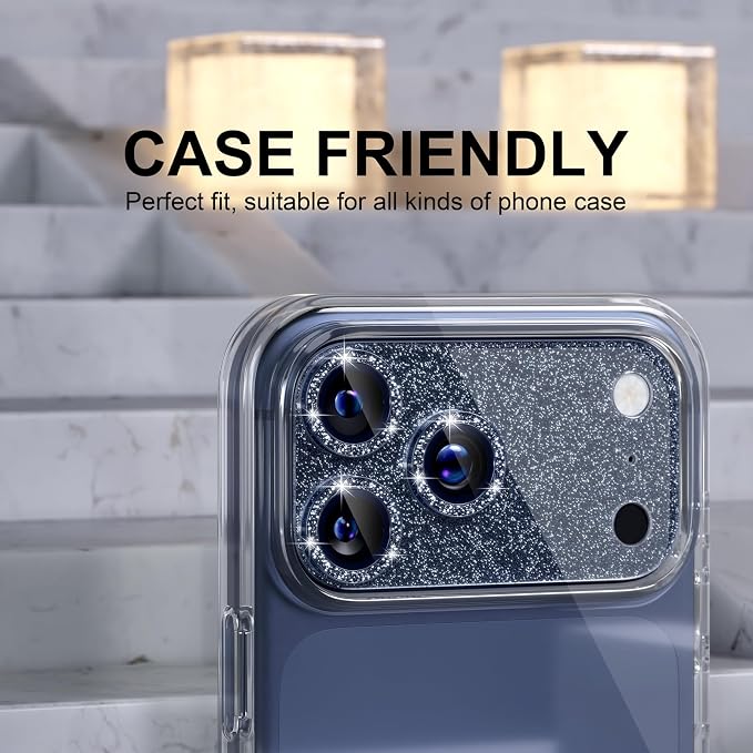 Choiche Compatible for iPhone 17 Pro Camera Lens Protector, Bling Camera Cover - Image 4