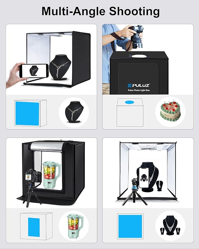 PULUZ Light Box Photography, 24x24 inch Large Photo Studio Light Box, - Image 6