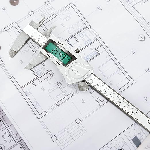 Digital Caliper Measuring Tool, IP54 Waterproof Electronic Micrometer Caliper - Image 7
