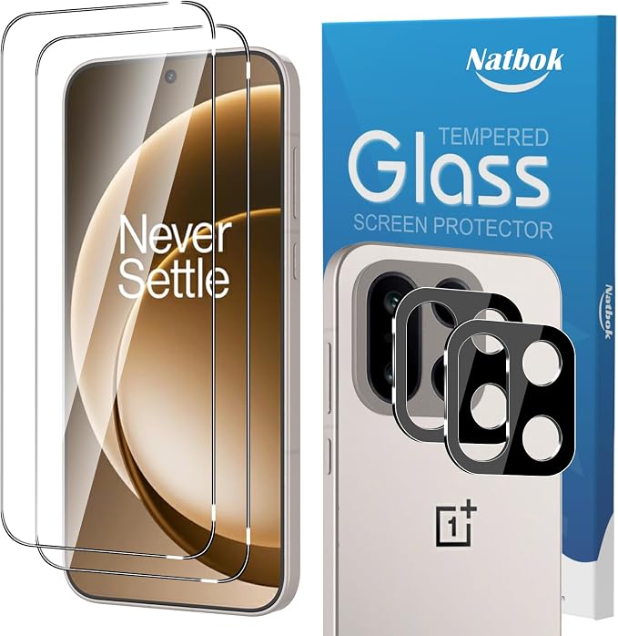 2+2 Pack for OnePlus 15 Screen Protector by Natbok