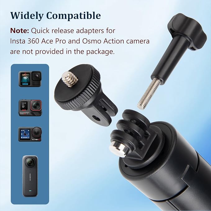 HSU Tripod Stand + Selfie Stick Pole - Image 4