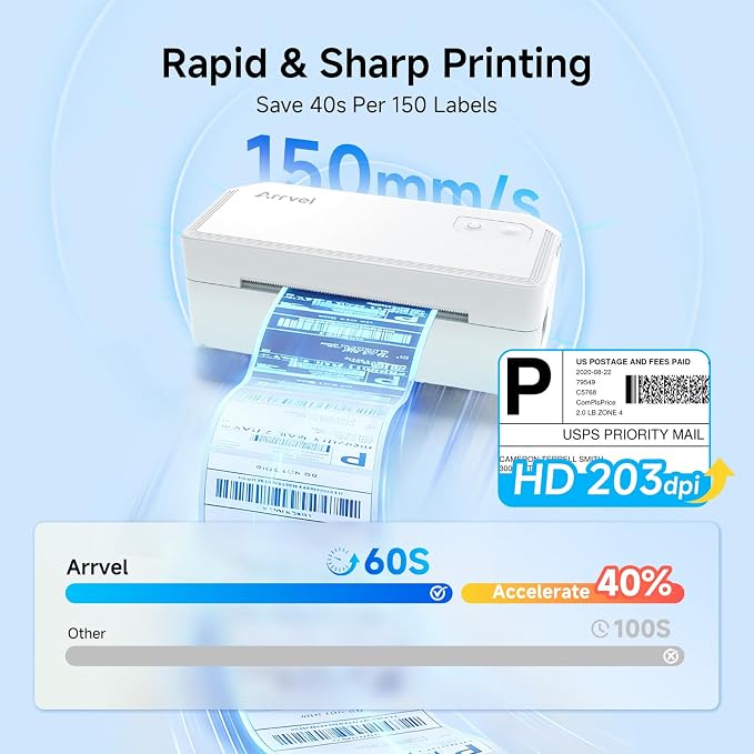 Bluetooth Thermal Label Printer - Image 4