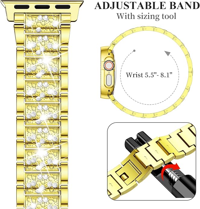 Mosonio Compatible with Apple Watch Band 38mm 40mm 41mm 42mm 44mm 45mm 46mm - Image 5