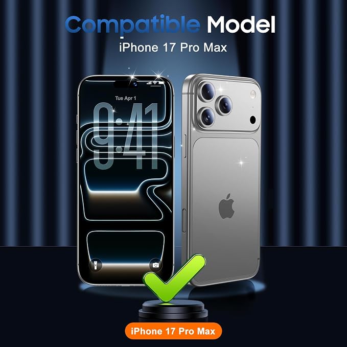 UniqueMe 3 Pack Compatible for iPhone 17 Pro Max Camera Lens Protector - Image 7