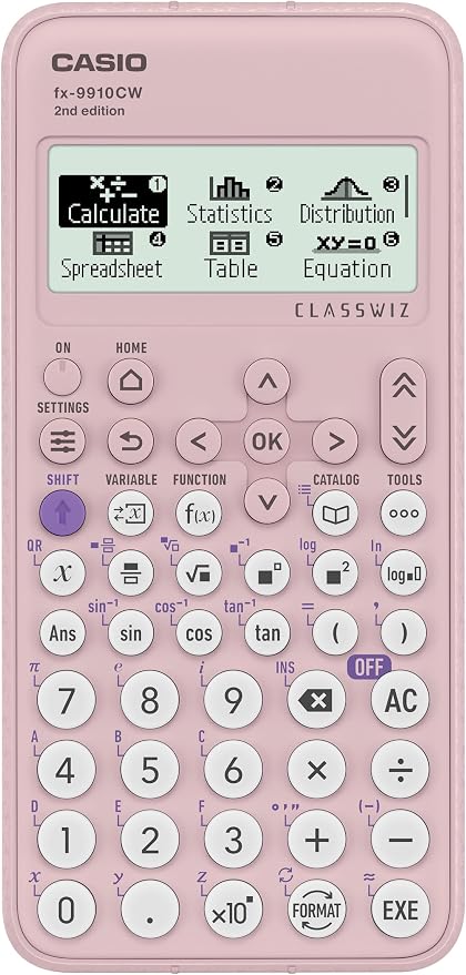 Casio FX-9910CW-PK-W-IT Scientific Calculator by CasioCalculators