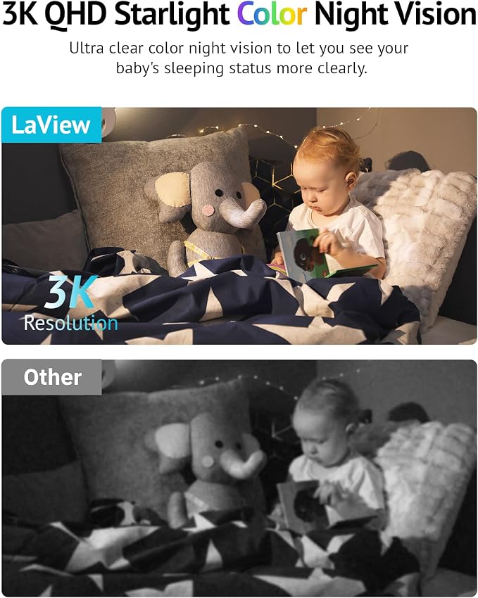 LaView 5MP 3K Cameras for Home Security Indoor, Home Security Camera for - Image 3