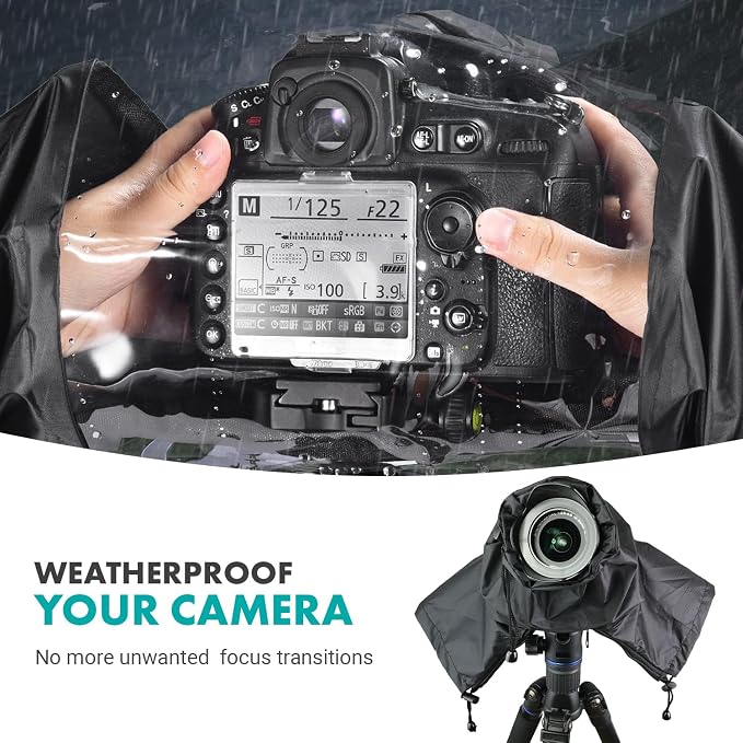 Movo CRC01 Waterproof Nylon Camera Rain Cover - Image 2