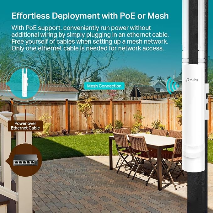 TP-Link Long Range Outdoor Access Point – AC1200 Dual Band, IP65 Weatherproof - Image 7