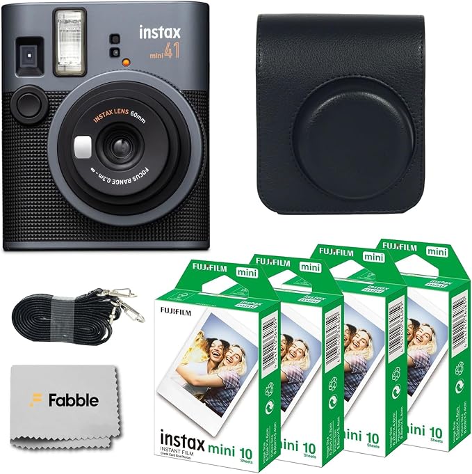Fujifilm Instax Mini 41 Instant Film Camera Bundle by FUJIFILM