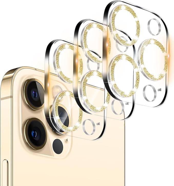 Dengduoduo 3 Pack Tempered Glass Camera Lens Protector by Dengduoduo