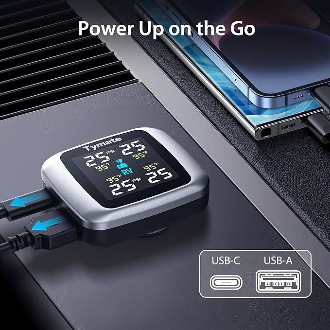 Tymate TM7 Tire Pressure Monitoring System, Wireless TPMS - Image 6