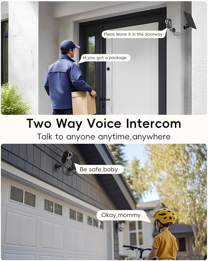 ZUMIMALL Solar Security Cameras Wireless Outdoor, 2K Outdoor Camera Wireless - Image 6