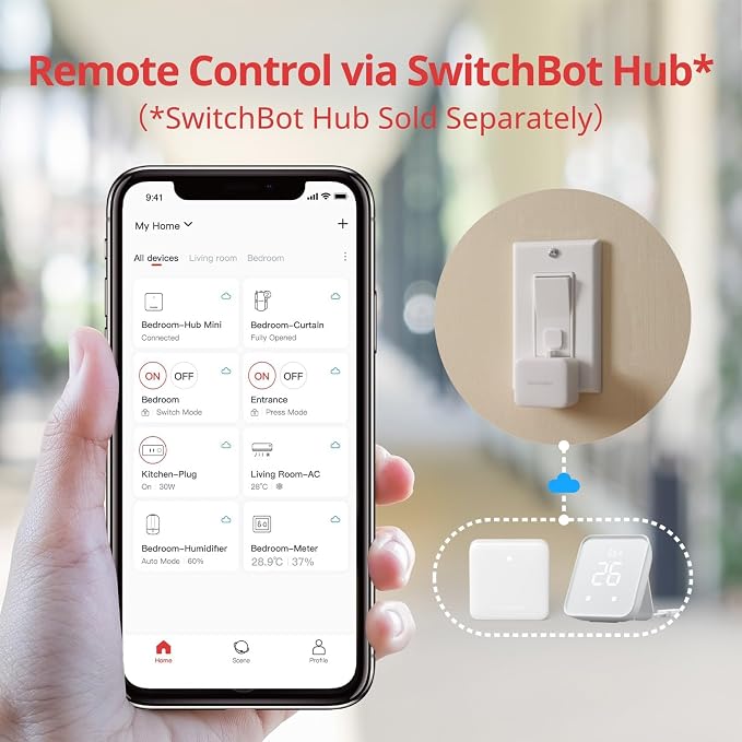 SwitchBot Rechargeable Smart Switch Button Pusher – Fingerbot - Image 7