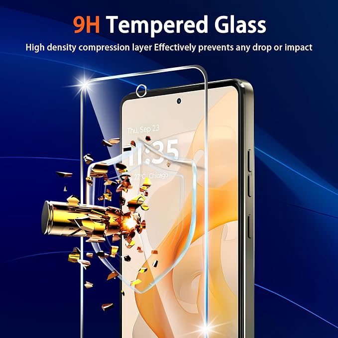 Designed for Motorola Moto G Stylus 5G 2024 Tempered Glass Screen Protector + - Image 3