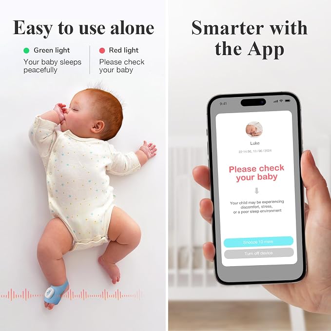 Sense-U Smart Sock Shoe 2 Baby Monitor – Tracks Heart Rate & Sleep Patterns - Image 4