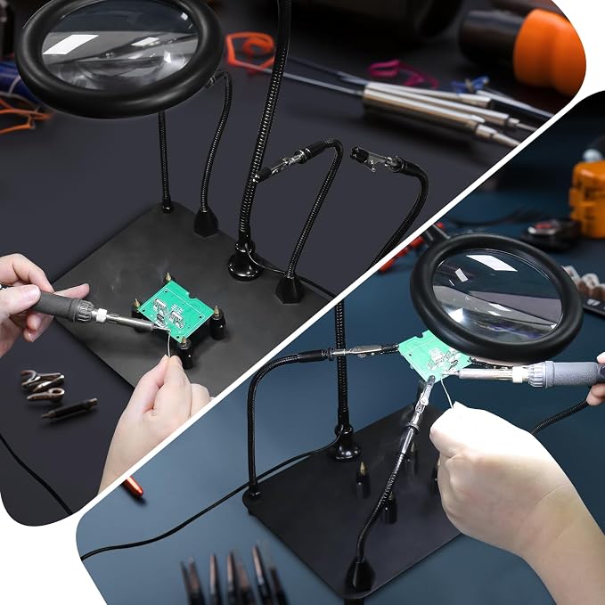 XYK Magnetic Helping Hands Soldering Station - Image 6