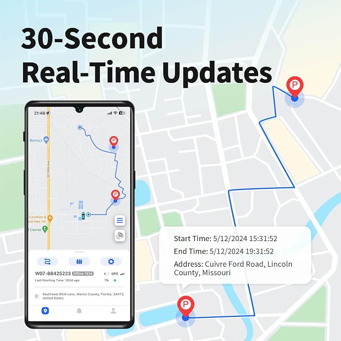 GPS Tracker for Vehicles, No Monthly Fee, No Subscription, Real-Time Location - Image 3