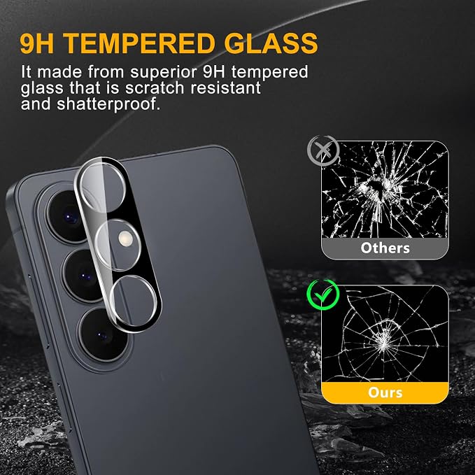 3 Pack Camera Lens Protector for Samsung Galaxy S26/S26 Plus/S26+, Tempered - Image 7