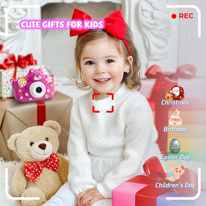 Kids Camera Toddler Digital Camera Little Girls Toy Camera - Image 7