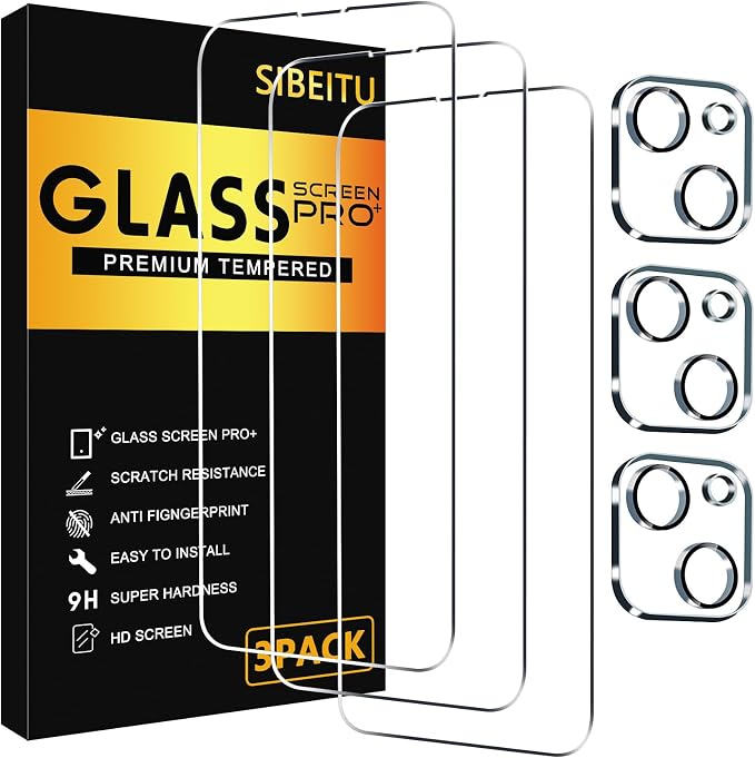 SIBEITU 3 Pack Screen Protector by SIBEITU