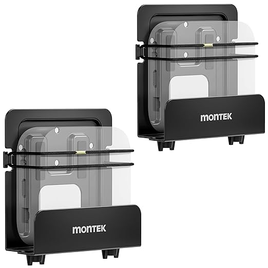 monTEK Adjustable Cable Box Mount up to 11 LBS, Modern Mount, Small Devices by monTEK