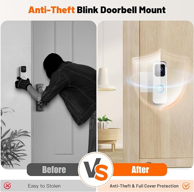 Blink Doorbell Mount, Anti-Theft Camera Mount Bracket - Image 6