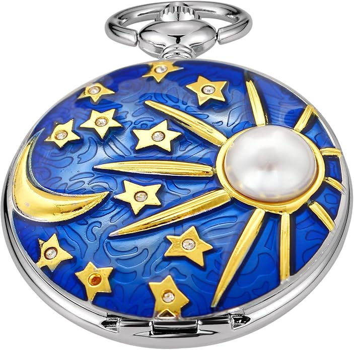 Men's Pocket Watch, Arabic Digital Dial Pocket Watches by Whodoit