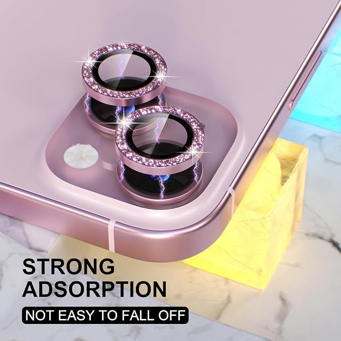 Choiche Compatible for iPhone 15 /iPhone 15 Plus Camera Lens Protector Bling - Image 6